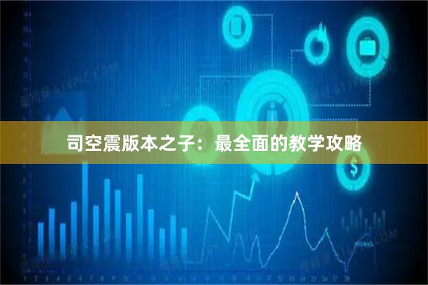 司空震版本之子：最全面的教学攻略